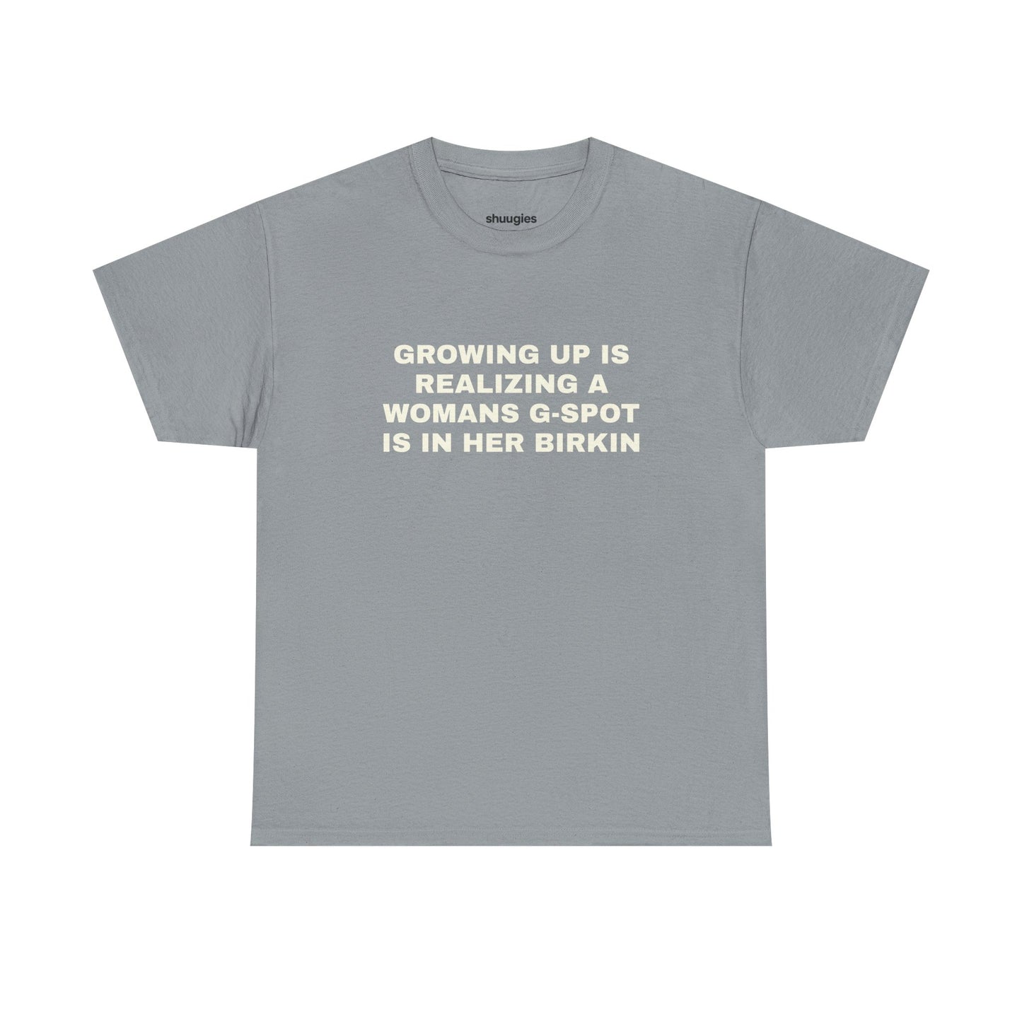 'Growing up is..." T-shirt