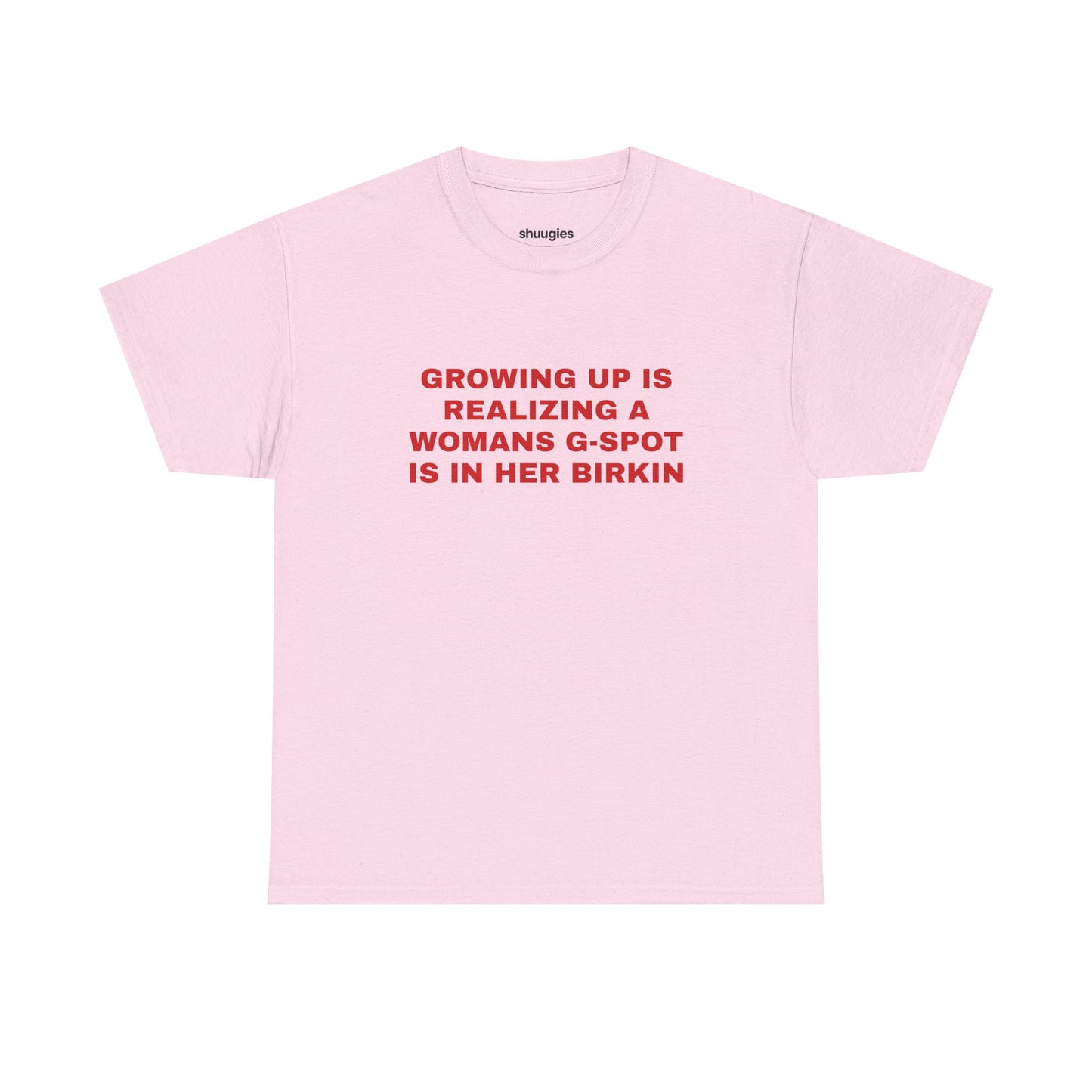 'Growing up is..." T-shirt
