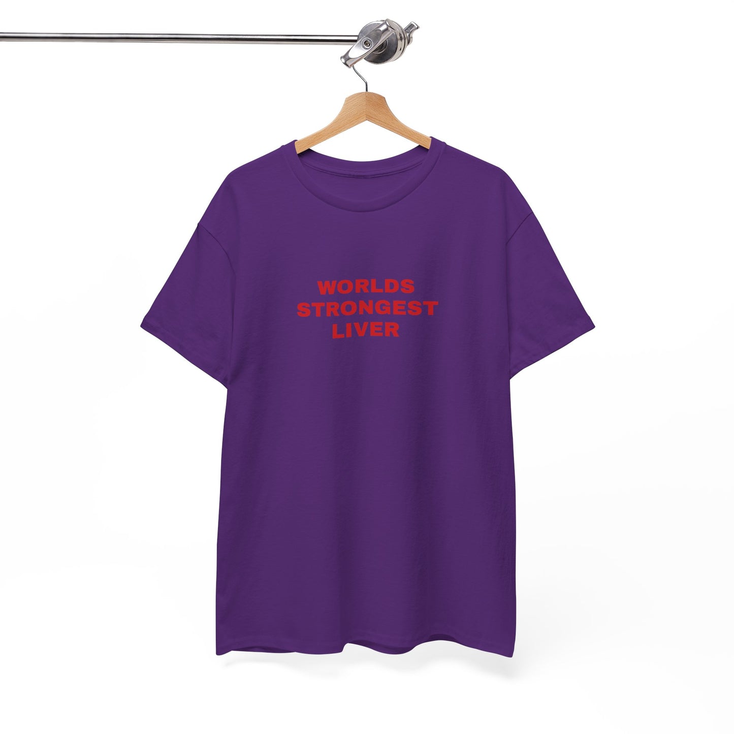 "Worlds strongest liver" T-shirt