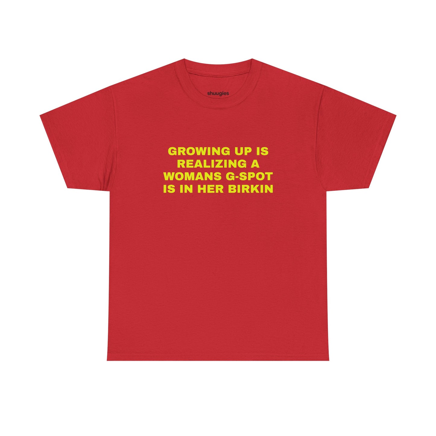 'Growing up is..." T-shirt